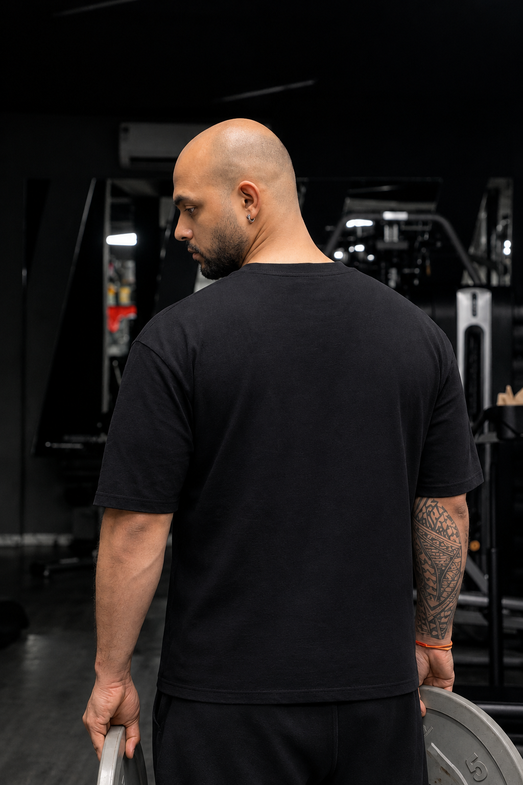 Forge Black Oversize Tee