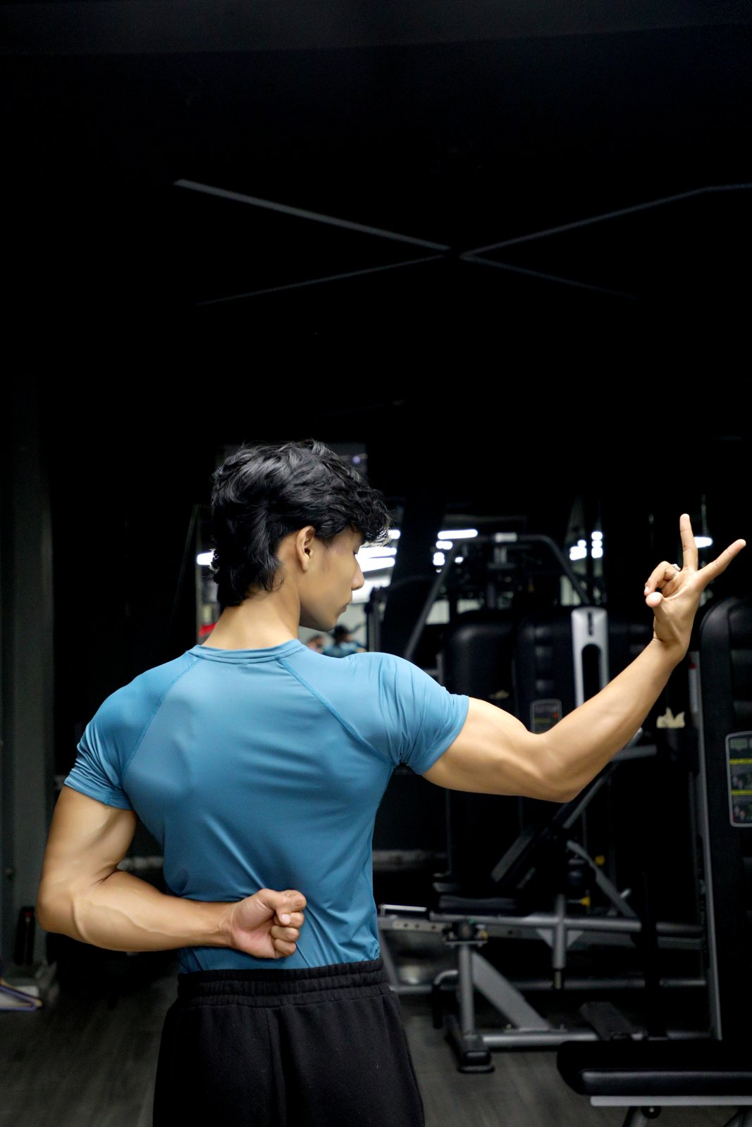ARC Compression Tee Teal Blue 4