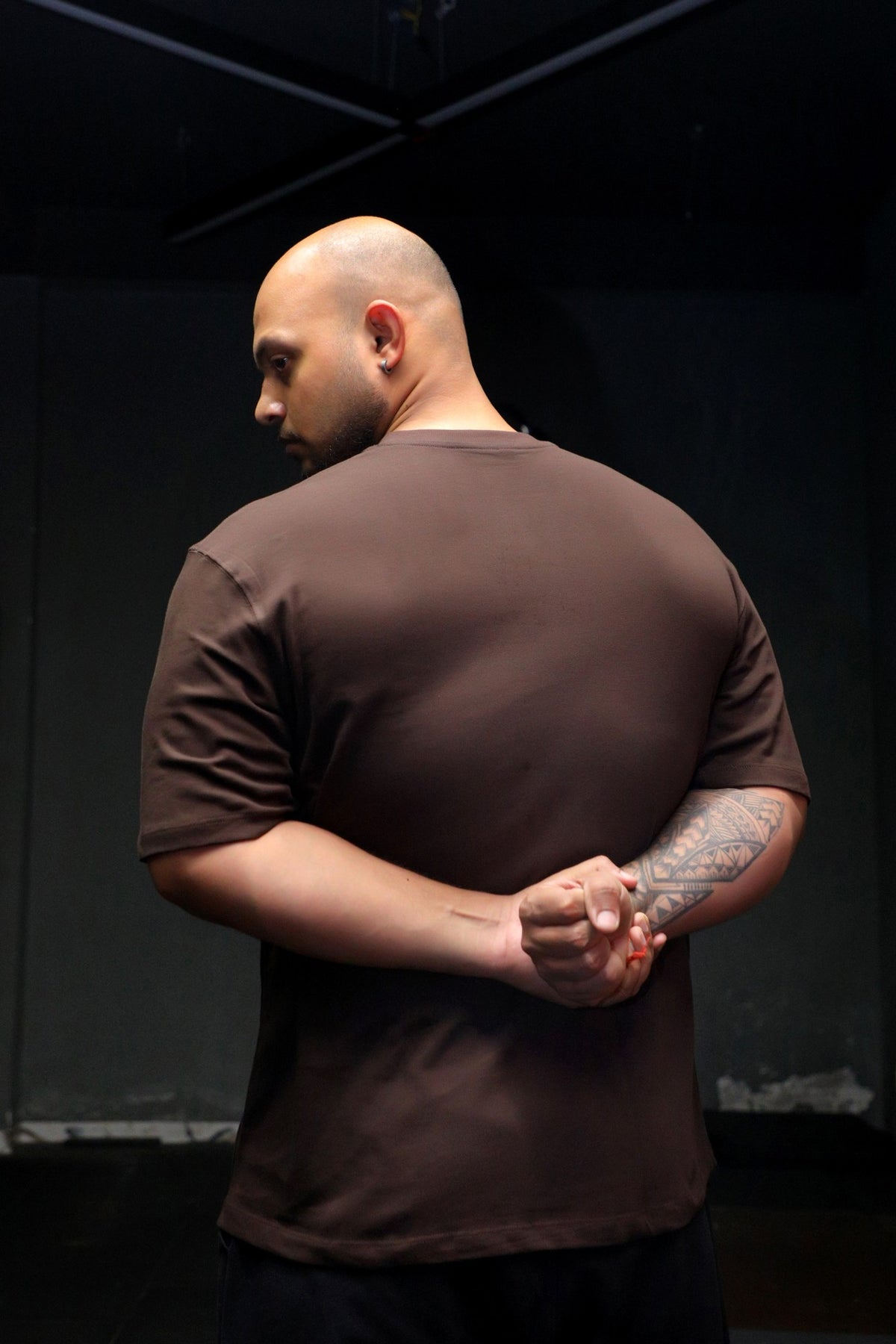 Forge Chocolate Brown Oversized Tee