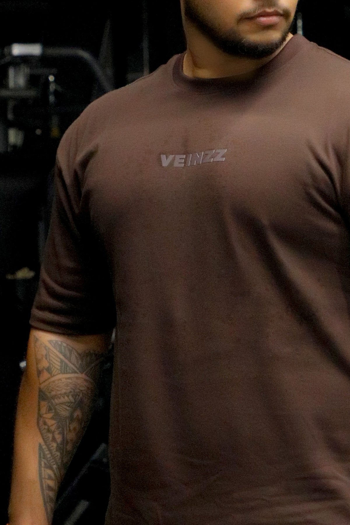 Forge Chocolate Brown Oversized Tee