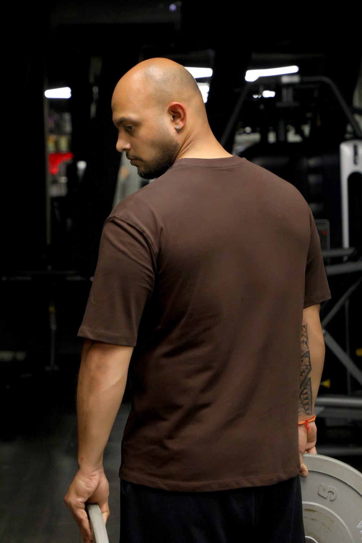 Forge Chocolate Brown Oversized Tee