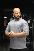 Forge Grey Oversized Tee - Grey